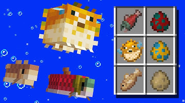 NEW Fish Mobs, Biomes, Items! Minecraft 1.13 Snapshot Update