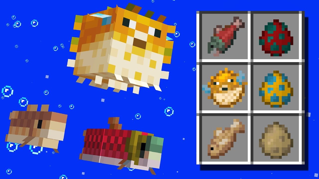 Minecraft Fish Types