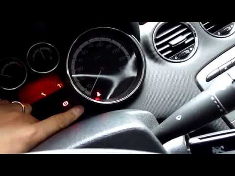 Peugeot 308 - How to reset service interval display