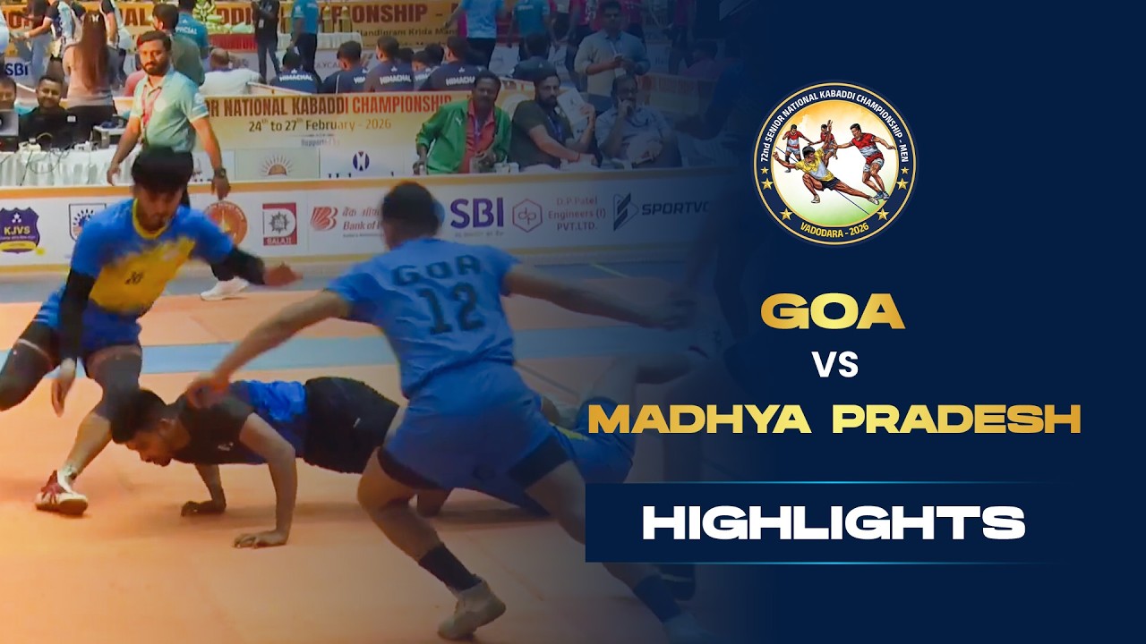 Goa vs Madhya Pradesh | 72nd Senior National Kabaddi Championship 2026 | Match Highlights