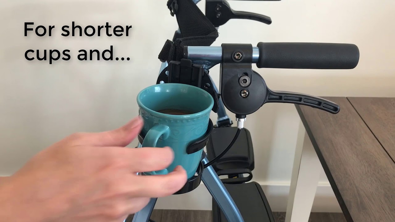 Mobility Cup Holder Portable Drink Holder For Wheelchairs Walkers Mobility Cup Holder Portable Drink Holder For Wheelchairs Walkers