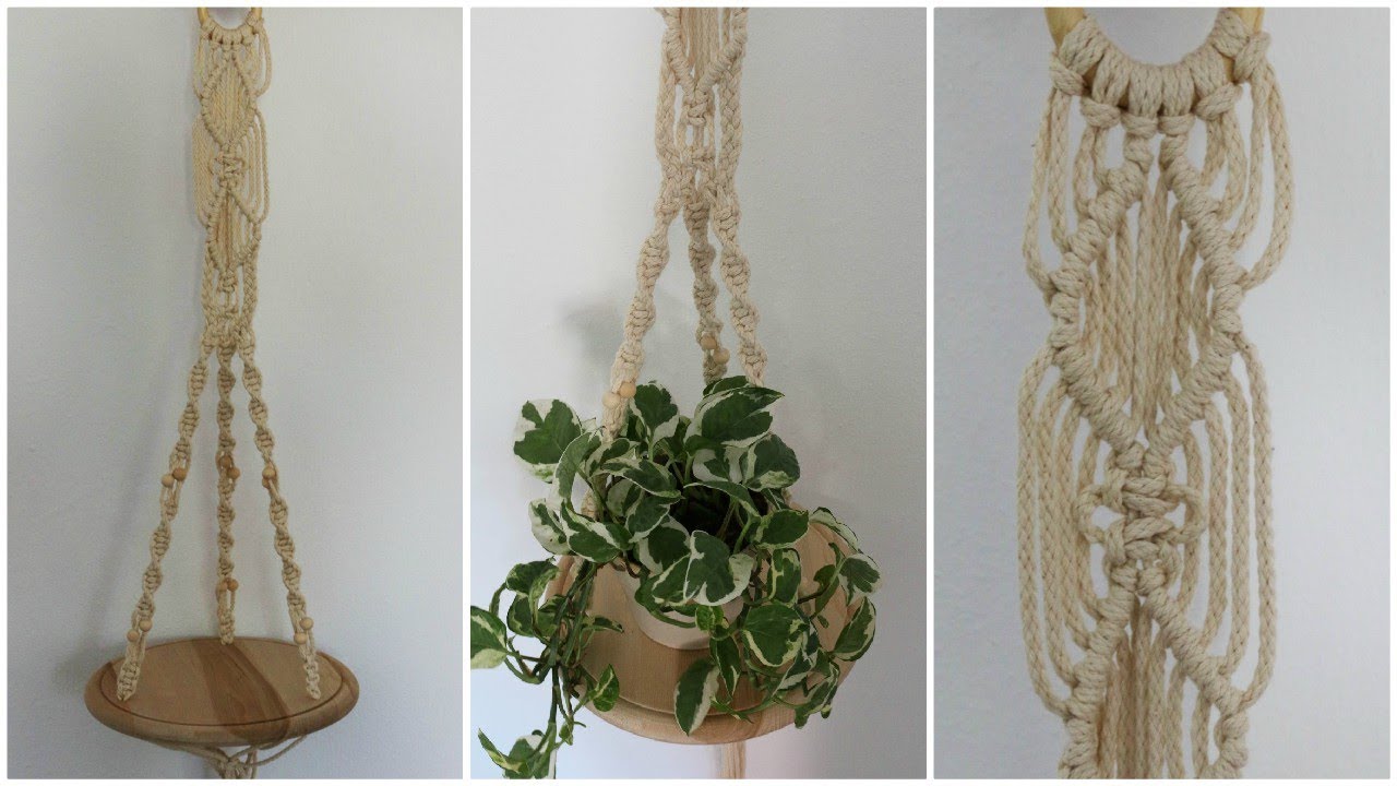 Makramee Blumenampel 6 Diy Macrame Plant Hanger Eng Sub Youtube