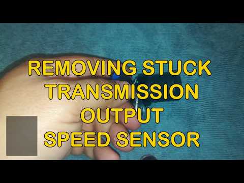 How to Remove Ford Mustang Transmission Output Speed Sensor When Stuck
