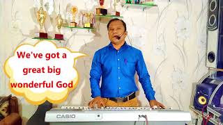 Great Big Wonderful God I Lyrics I Prayer Song for Kids with Action I English Children Action Song I