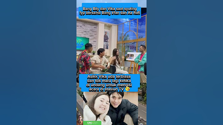 Vika uda Pede di ajak syuting Bang Billy 😘#billysyahputra #vikakolesnaya #trans7 #fyp