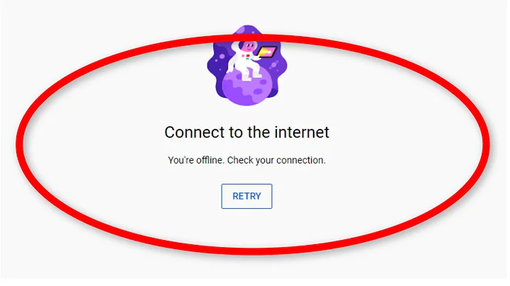 Fix - Youtube - Google Chrome - Connect To The Internet - You're Offline - Check Your Connection