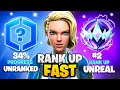 How to rank up fast in fortnite chapter 5 season 3 reach unreal fast