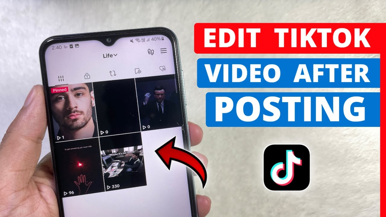 How to Edit TikTok video After Posting - Full Guide - YouTube