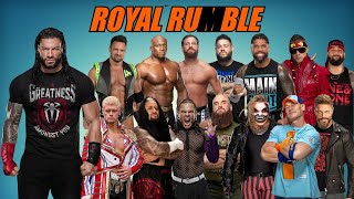 WWE 2K24 100 MAN ROYAL RUMBLE MATCH !