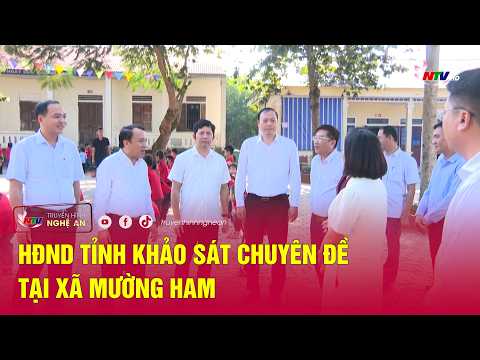 Provincial People's Council conducts thematic survey in Muong Ham Commune