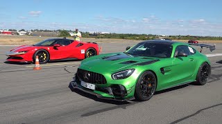 840HP Mercedes-AMG GT R vs Ferrari SF90 Stradale