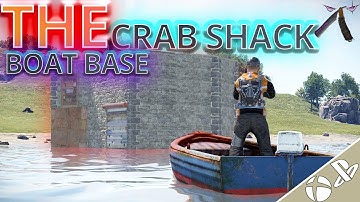 Crab Shack - Simple 2X2 Rust Console Stability Bunker Boat Base Design ☢️ Hidden Loot Room!!! 🎮
