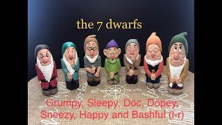 Woodcarving “DOPEY” one of the 7 dwarfs