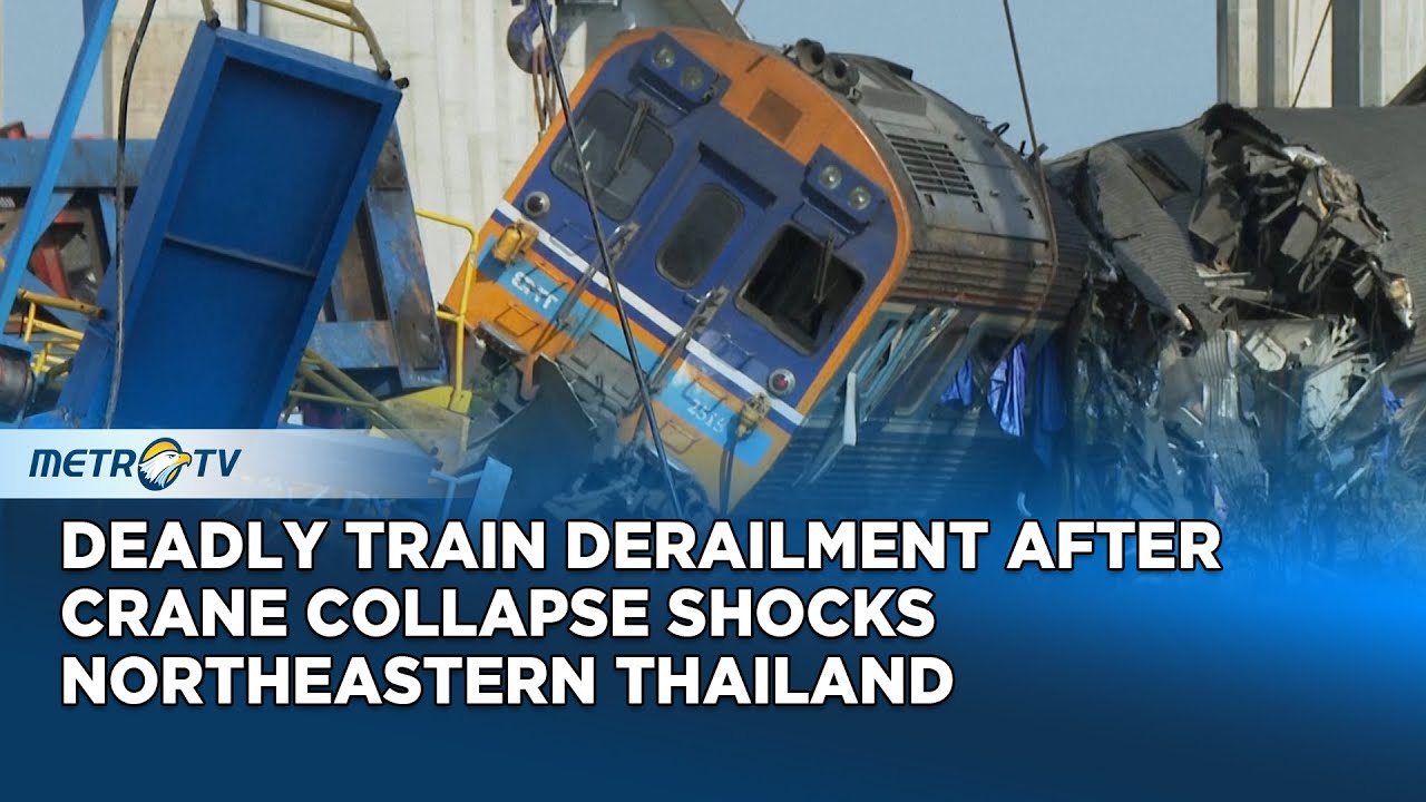 High Speed Rail Project Turns Fatal As Crane Hits Moving Train in Thailand