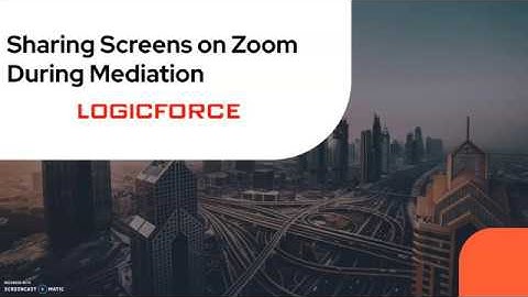 Zoom for Lawyers: How to Share Your Screen During Mediation