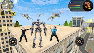 Plane Robot Transform Games #1 - Robot Shark 2 by Naxeex - Android Gameplay screenshot 4