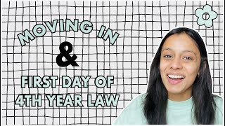 Moving In and First Day as a 4th year Law Student || Harshita Agarwal