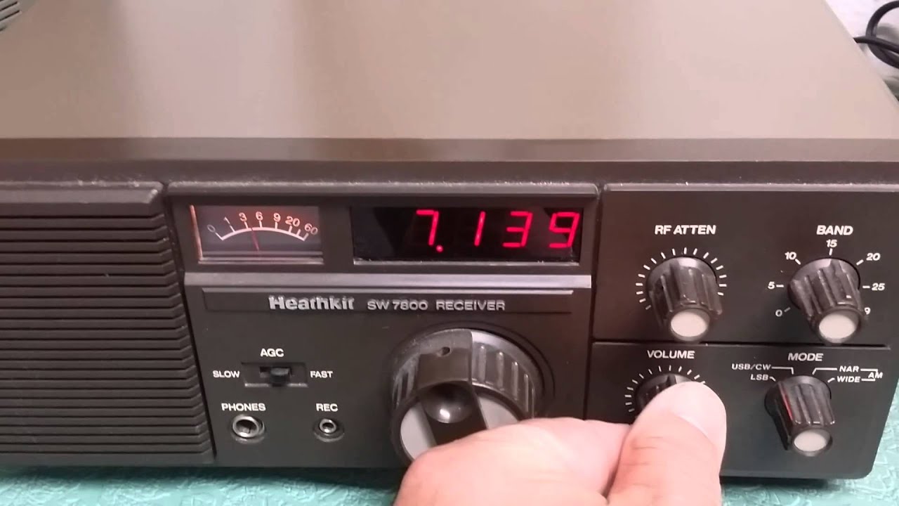Heathkit SW 7800 Shortwave Radio Receiver YouTube