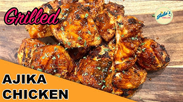 Easy grilled AJIKA chicken recipe - Spicy and Savory