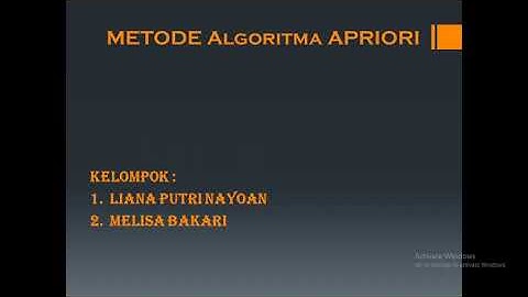 TUGAS BESAR UAS DATA MINING || Algoritma Apriori