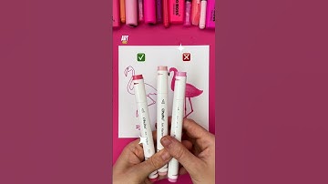 The easy way to draw a flamingo 🦩✍️ #flamingo #drawingtutorial #easymethod