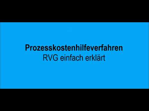 Abrechnung Prozesskostenhilfeverfahren - RVG einfach erklärt