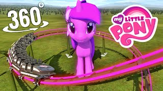 3D 360 Video MY LITTLE PONY VR MLP Roller Coaster 8K