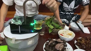 Máy rót rượu tự động. Nhậu là phải công bằng 10 cốc như 1/ zalo 0904191802