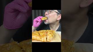 Asmr Pizza Company,Cheesy Puff Spicy Seafood,MUKBANG No Talking EATING SOUNDS