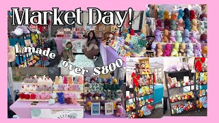 MARKET DAY! HOW MUCH I MADE  WHAT SOLD WHAT DIDN’T  WHAT TO SELL?