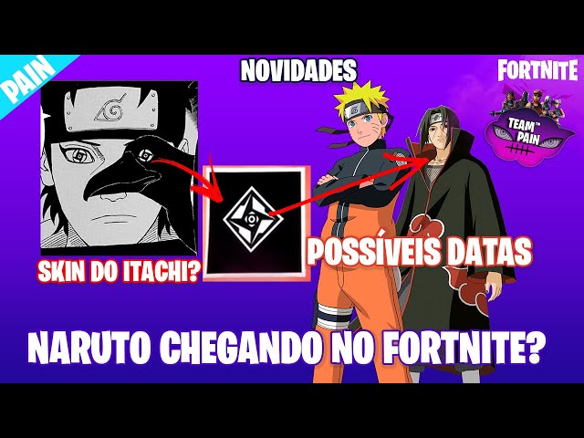 Naruto chega ao Fortnite cheio de acessórios - Giz Brasil