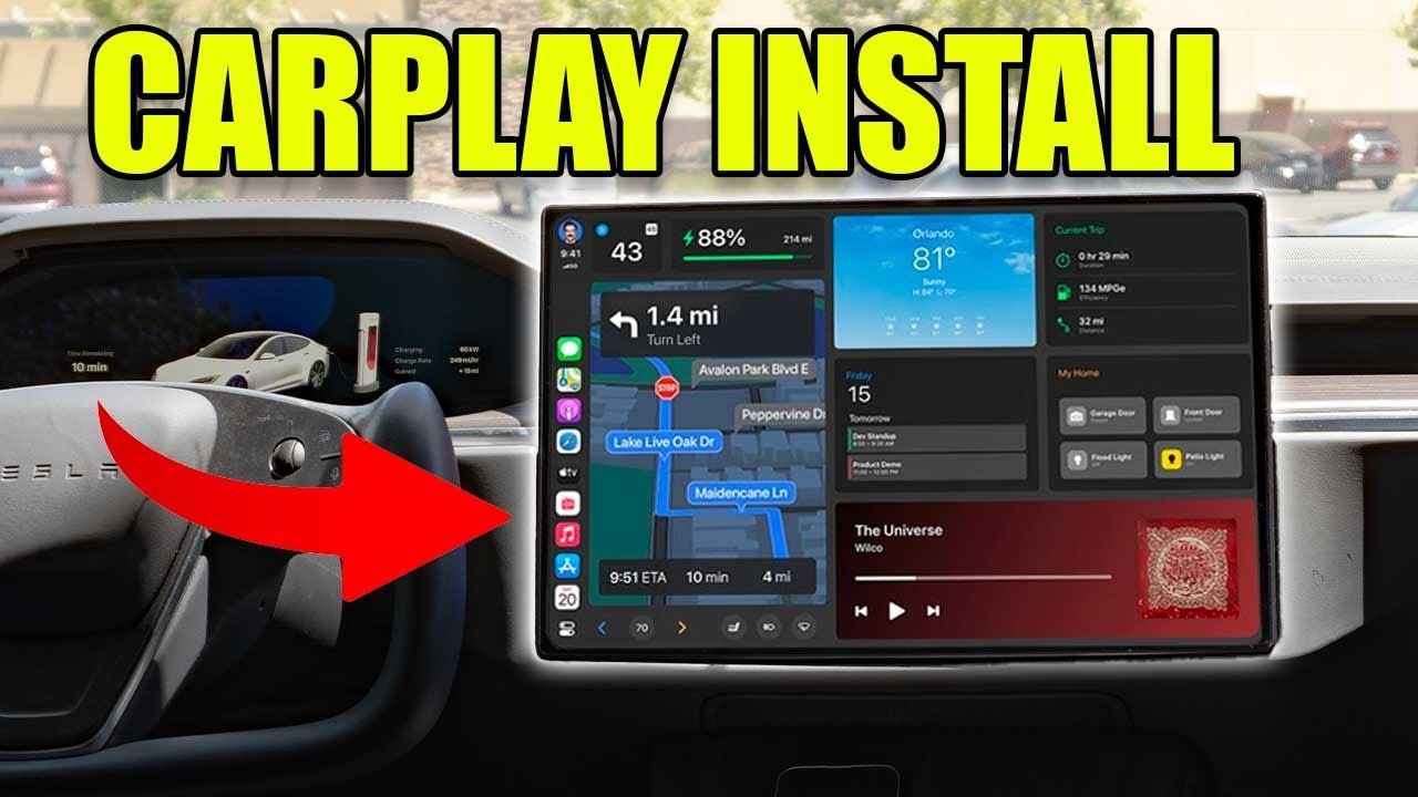 How To Get Apple CarPlay To Work On Tesla Model 3 Y S X YouTube