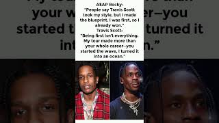 A$AP Rocky:“People say Travis Scott took my style, #asaprockytypebeat #travisscott #usa
