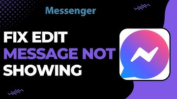How to Fix Messenger Edit Message Feature not Showing !