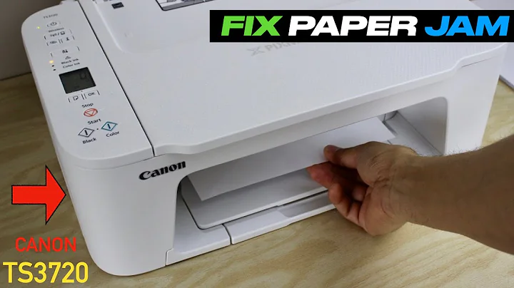 Fix Paper Jam In Canon Printer TS3720 Series !!