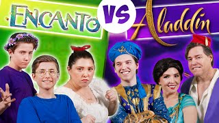 Disney Battle  Encanto vs Aladdin | Sharpe Family Singers