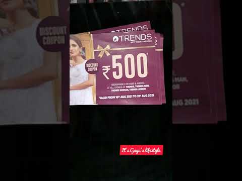 How to Redeemable Reliance trends Coupons in AJIO app