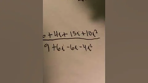 Dividing complex numbers by multiplying by the conjugate!