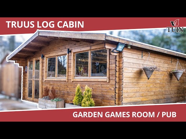 Truus Log Cabin - Garden Games Room and Pub - Tuin