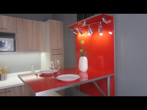 Video: Mesa Plegable Para La Cocina: Características De Los Modelos Semicirculares Plegables Montados En La Pared Y Otros, Los Pros Y Los Contras De Las Mesas De Cocina Colgantes Para Una