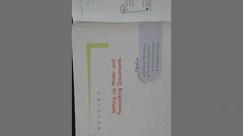 Cbse class 9#partB#unit1#session2:setting up writer and formatting documents #video no 1