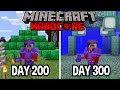 I Survived 300 Days In Hardcore Minecraft...