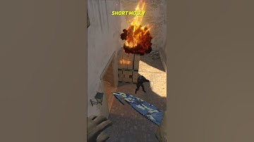 Donk Crazy Short Molly From Mid On Mirage CS2 #shorts