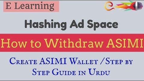 How to Withdraw from Hashing Ad Space || Step by step guide