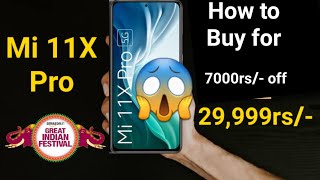 Mi 11X pro for 29,999rs/- lowest price snapdragon 888 Amazon Great Indian sale discount Price ????