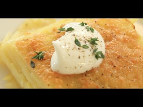 Potato gratin, from the video