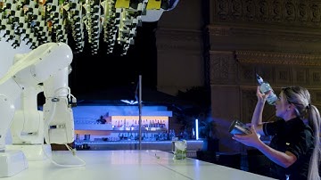 Makr Shakr robot faces the world