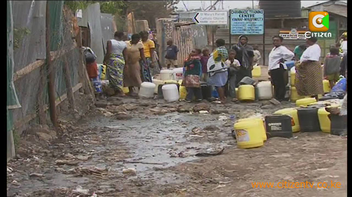 Cholera Outbreak at Mukuru