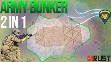 ARMY BUNKER 2 IN 1 STABILITY & ROOF- Rust Building 3.2