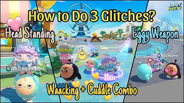 Eggy Party - How to Do Head Standing/Waacking + Cuddle Combo/Eggy Weapon Glitch {Game Guide} (iOS)